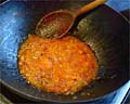 [Brown stuff and spices simmering away]